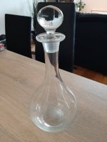 Weinkaraffe mit Glaskappe, ca. 31 cm