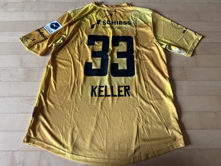 FC Winterthur FCW Matchworn Trikot Marvin Keller 2023/24 YB