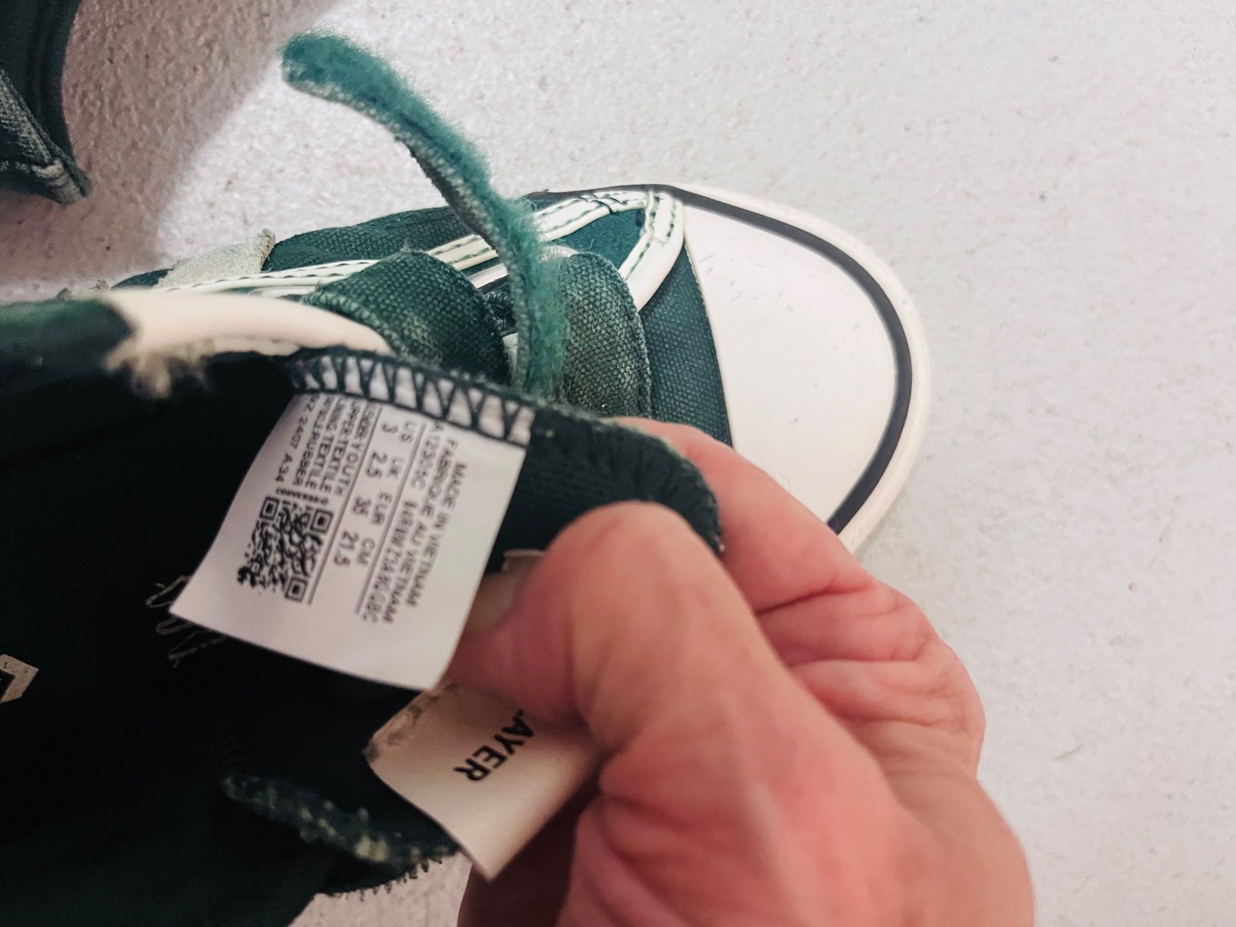 Converse Scarpe da uomo: Converse Gr. 35 Farbe Grün – Usato da Hirzel venduto da smunoz 2