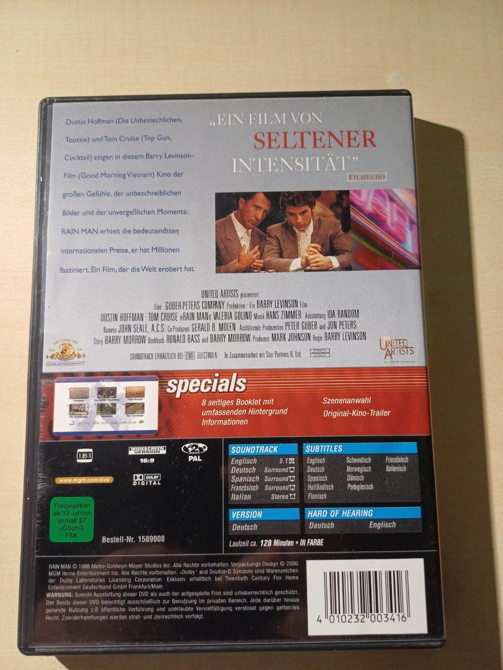 Tous les DVDs: Rainman – D'occasion à Egliswil par Cracky81 1
