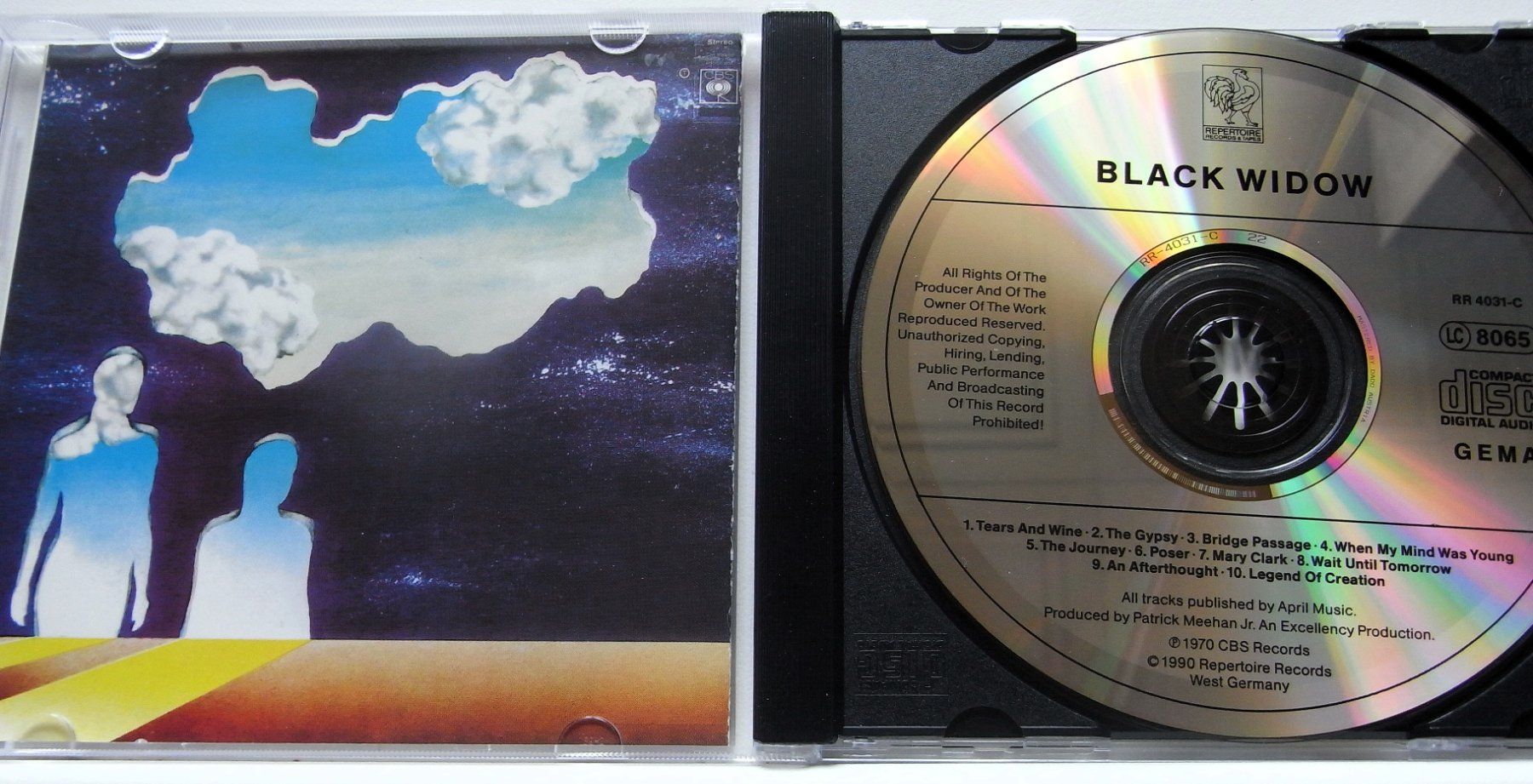 CD: CD Black Widow, same (Repertoire Records) – Usato da Derendingen venduto da Masterhall 1
