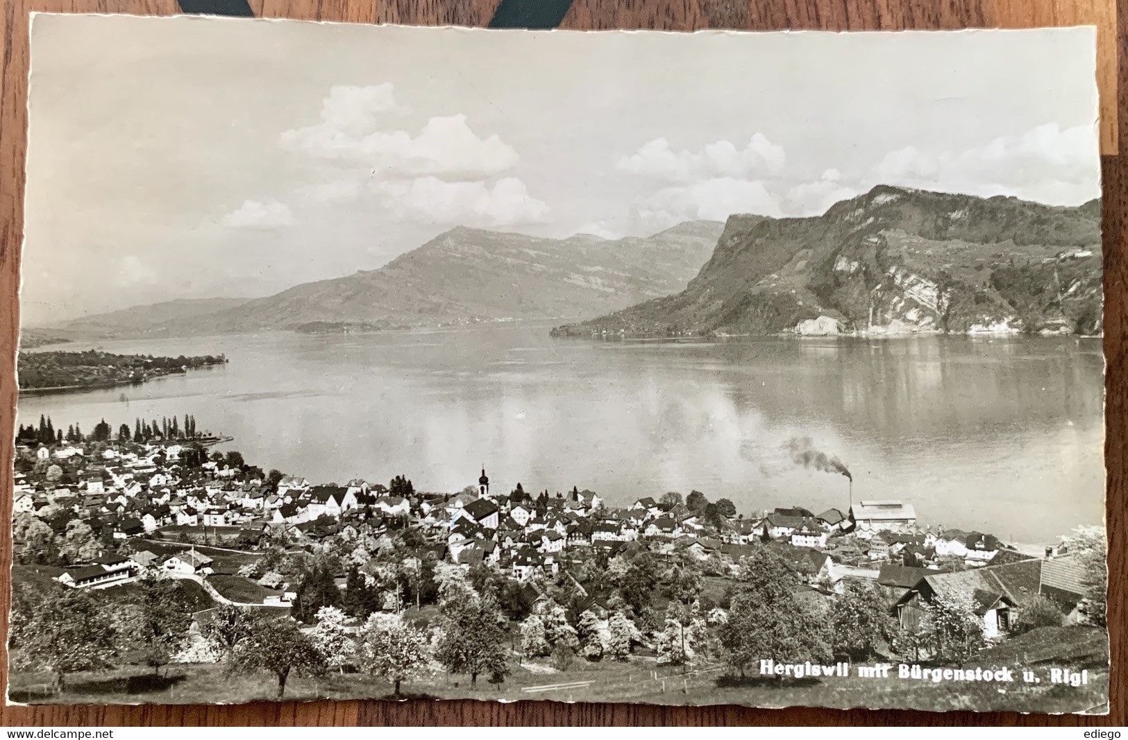 Cartoline postali: HERGISWIL - 1957 – Usato da Lutry venduto da Ediego