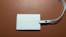 Maison Margiela "Stereotype" Luggage Tag – Weiss, Leder