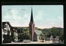 AK Ebnat, Motiv der Kirche, 1910