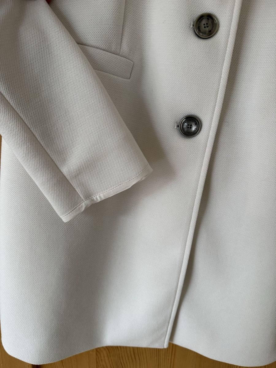 Comma Giacche: Comma, Blazer weiss Long-Blazer Damen Gr. 38 – Usato da Uster venduto da Schangnau87 3
