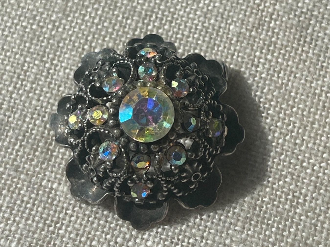 Broschen & Nadeln: Antik Brosche mit Strasssteinchen ✨ – Gebraucht aus Brütten von Rod816 1