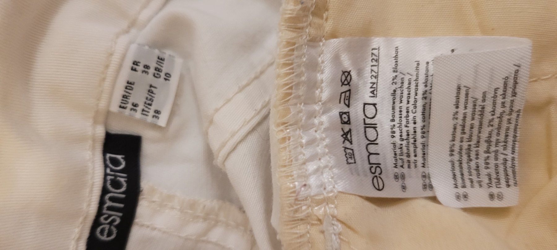Jeans: Esmara jean blanc Taille 36/ Neuf – Neuf (Voir description) à Vevey par x_y_f 3