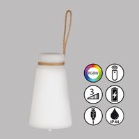 LED Aussen Tischleuchte, 20 cm Höhe