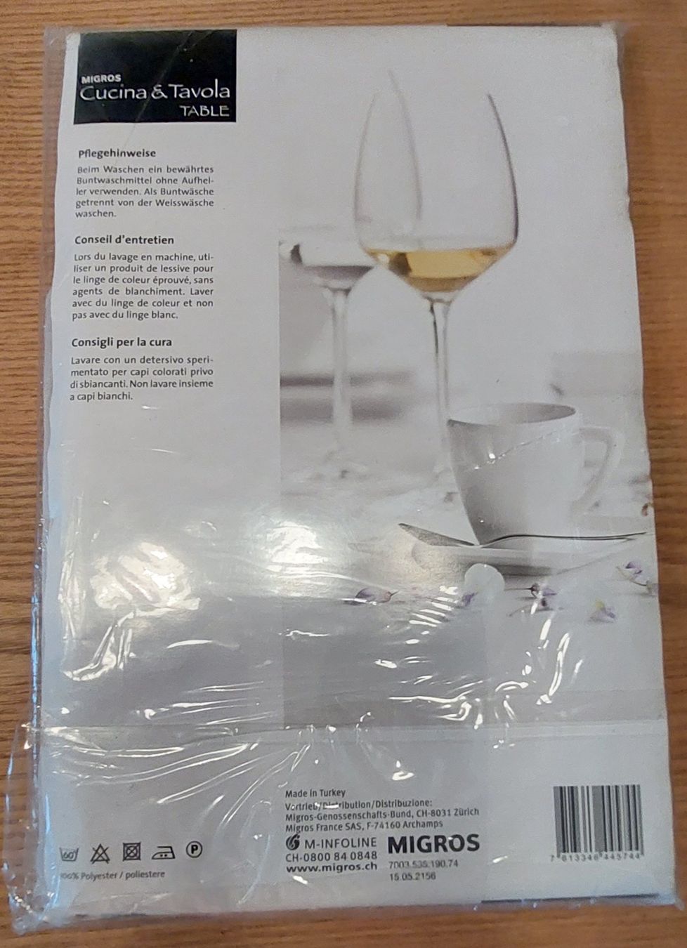 Decken: Tischtuch  zuschneidbar, 140x180cm – Neu und originalverpackt aus Adlikon b. Andelfingen von Kraemse 1