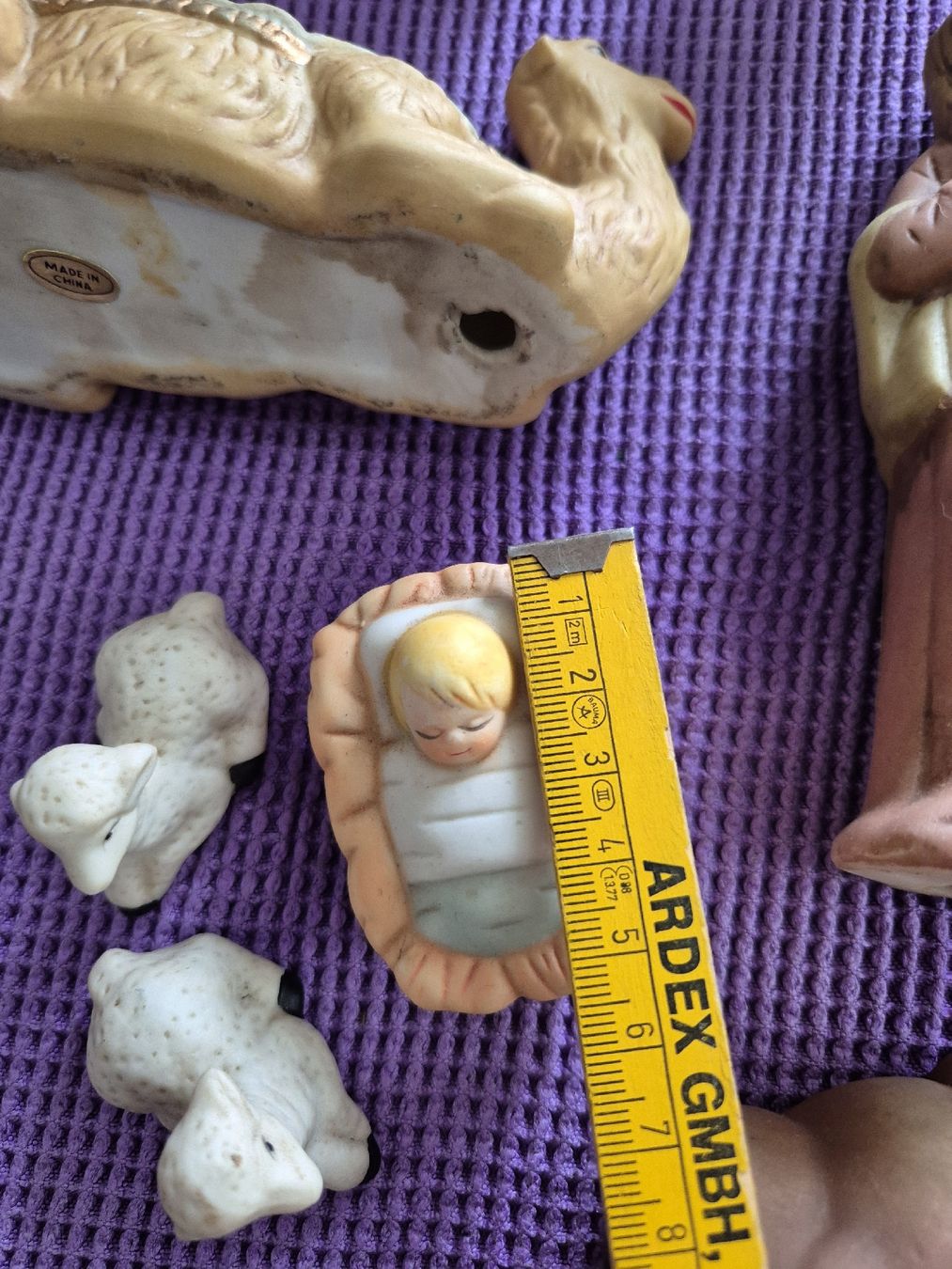 Statuette: Krippenfiguren, Dachbodenfund – Usato da Vilters venduto da Fleiflomi 1