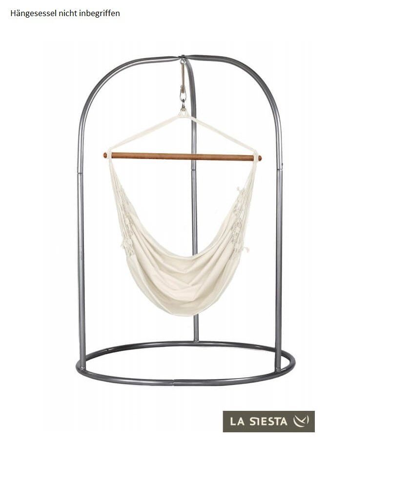 Poltrone pensili da giardino: La Siesta Hängesessel-Gestell Ramona Silver – Nuovo e nell'imballaggio originale da Kägiswil venduto da pebart