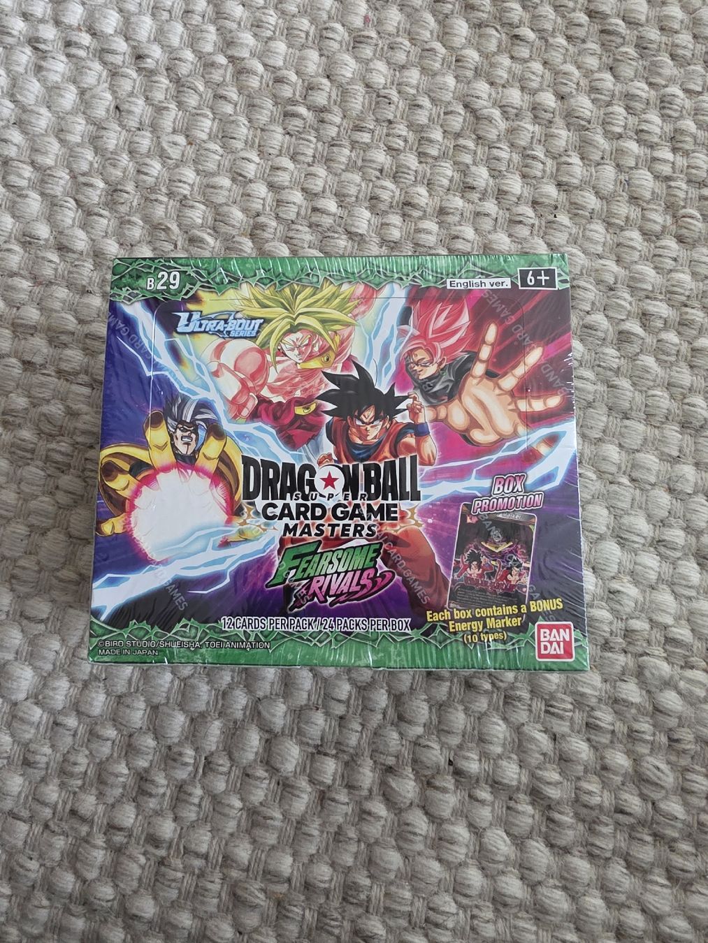 Bandai Carte collezionabili: Dragon Ball Masters B29 – Nuovo e nell'imballaggio originale da Kriens venduto da A.I.V