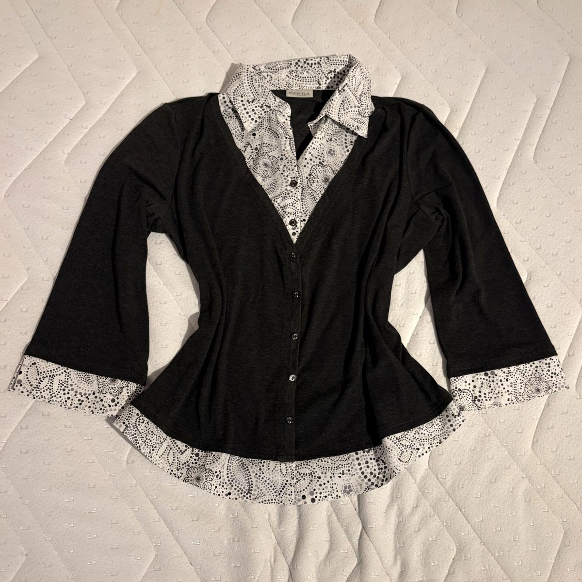 C&A Camicette: Elegantes Canda Strickjacke-Blusen Set – Nuovo (secondo la descrizione) da Brünisried venduto da Livtsukki2ndHand 1