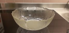 Glas Schale, Blumendesign - Ideal für den Sommer!