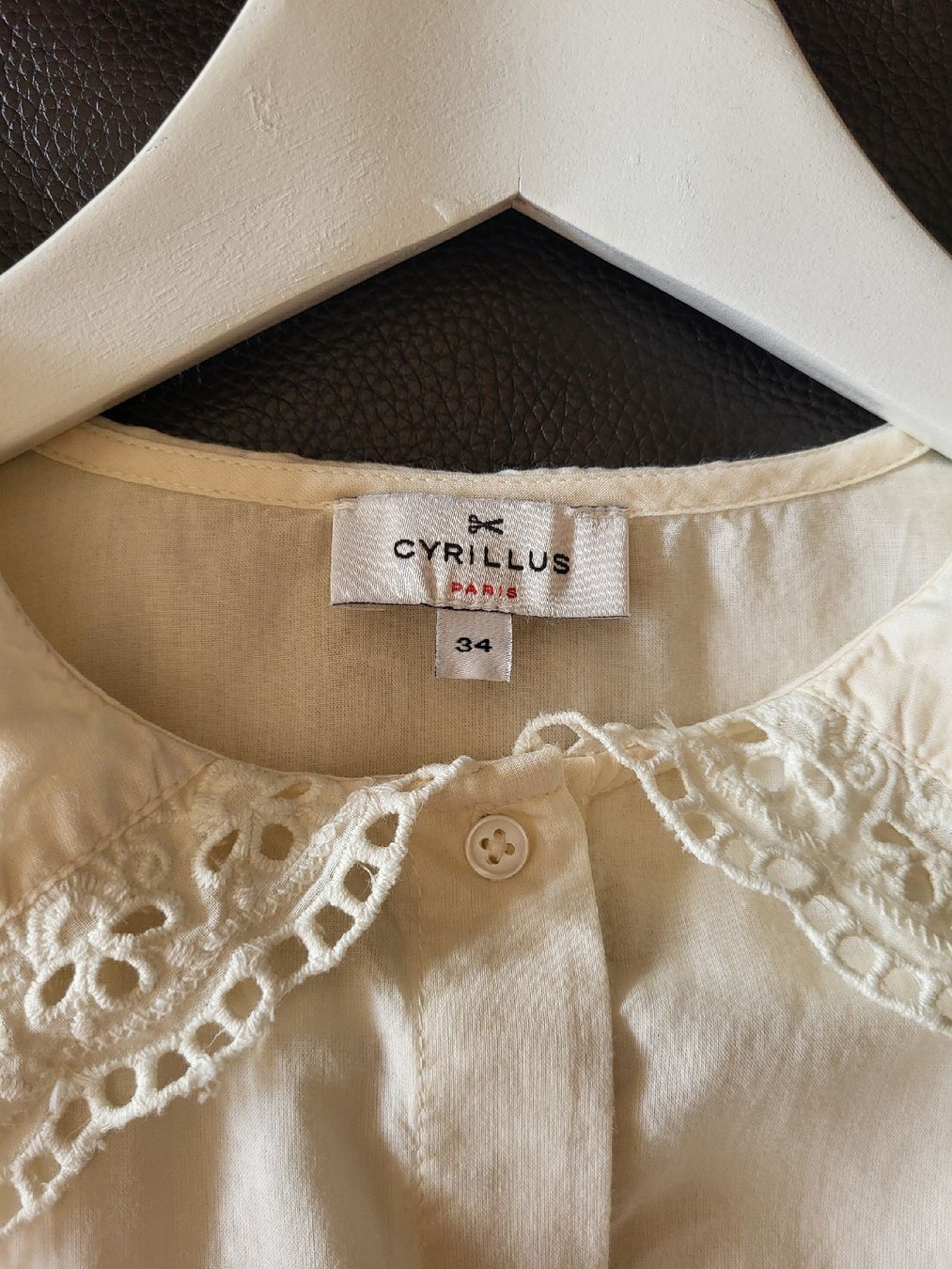 Cyrillus Camicette: Blouse Cyrillus Paris crème – Usato da Aproz (Nendaz) venduto da mar_zxm9 1