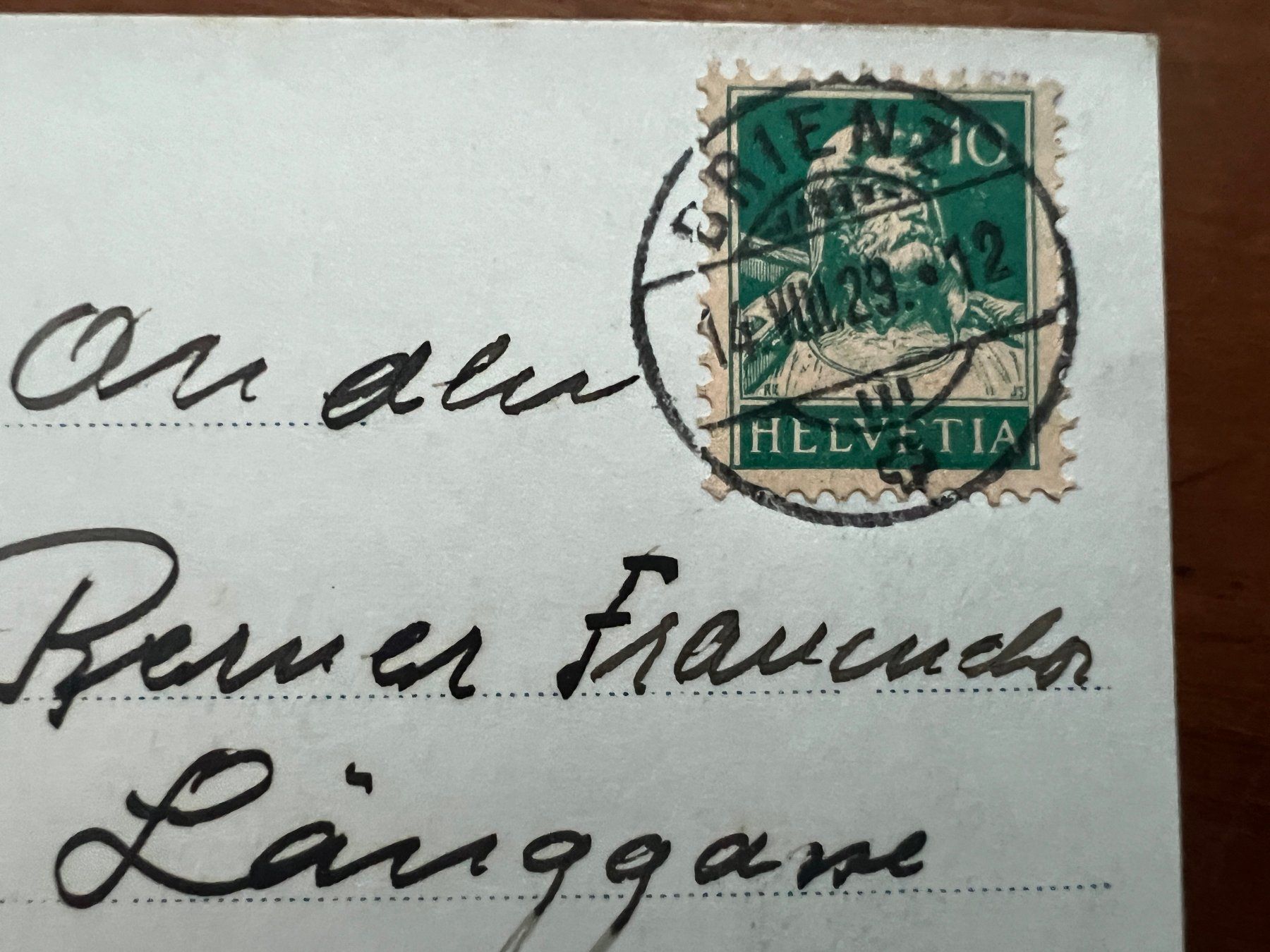 Cartoline postali: AK  1929 Brienz   (G2794) – Usato da Hinwil venduto da Sidi4 1