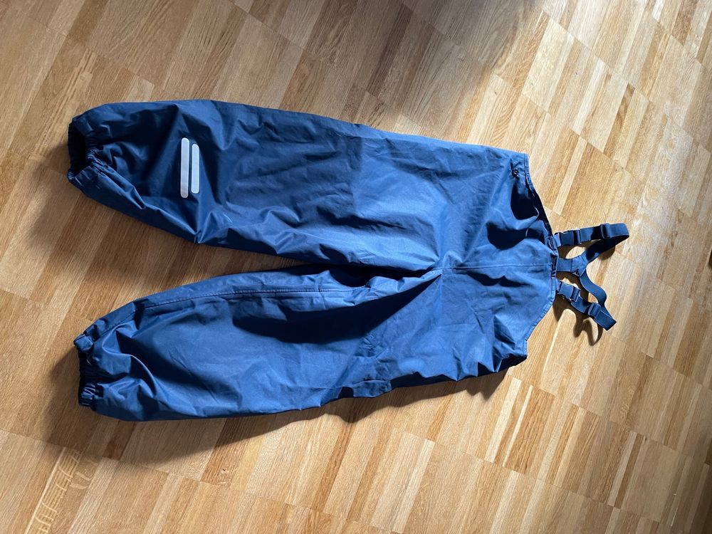 Loiske Gefütterte Regenhose Navy 104 - Praktische Outdoor-Hose Für Schlechtes Wetter