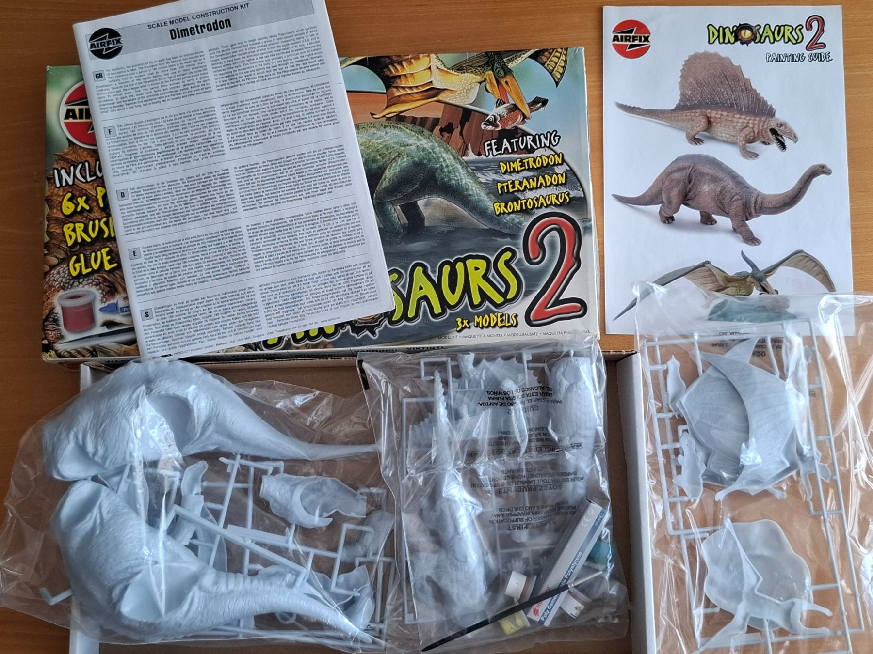 Airfix Kit di modellismo & Modellini statici: Airfix "Dinosaurs 2" drei Bausätze – Nuovo (secondo la descrizione) da Diepoldsau venduto da beeteutel 1