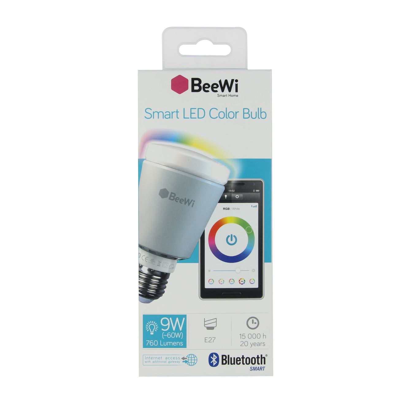 Lampade: Smarte Bluetooth LED Color Glühbirne Leuchtmittel E27 9W – Nuovo e nell'imballaggio originale da Schaffhausen venduto da Spezialist 2