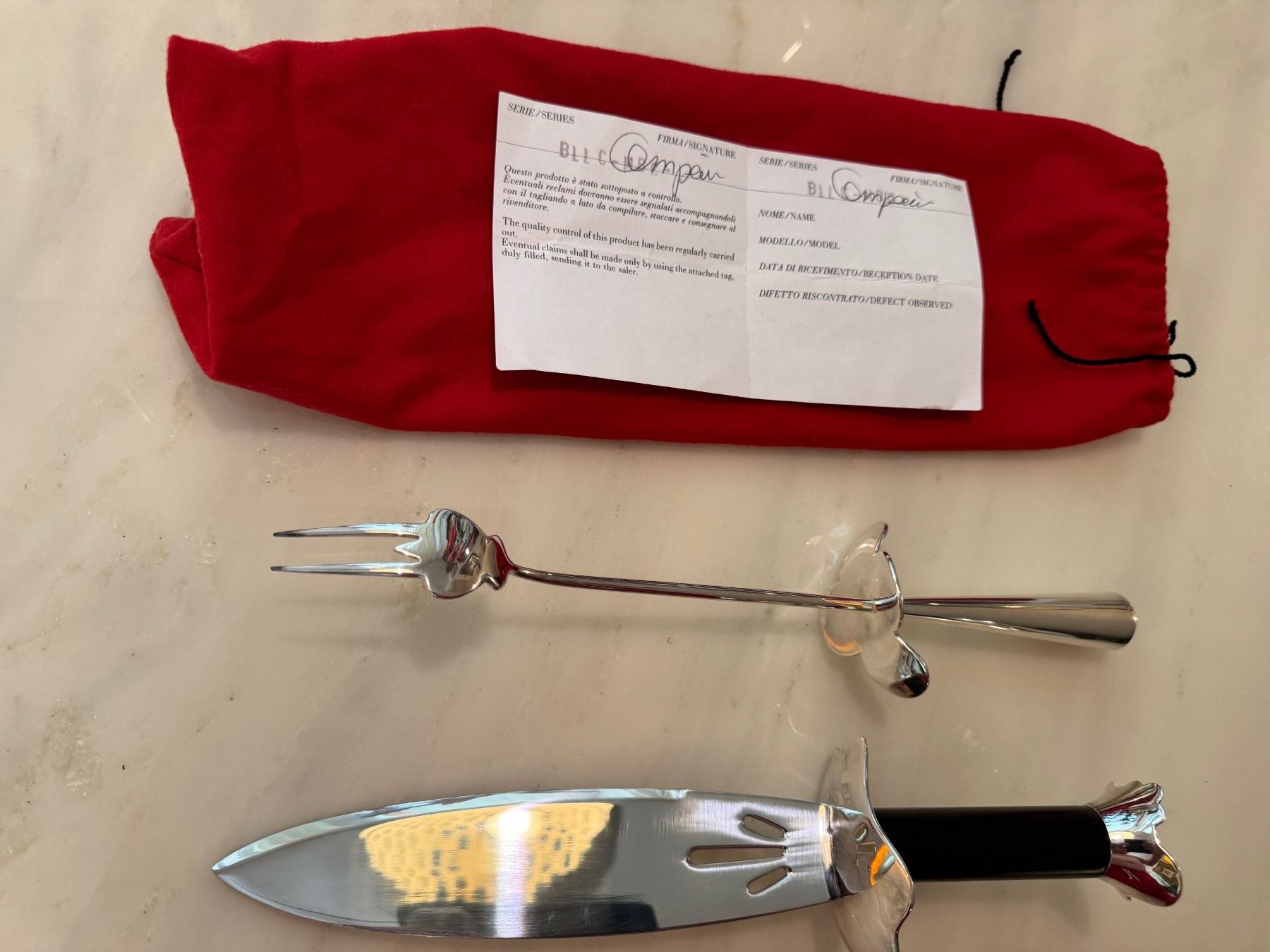 Bestecksets: NEU Set versilbert Borek Sipek "Aires" 1991/92 – Neu (gemäss Beschreibung) aus Stallikon von camillecarlo2016 4