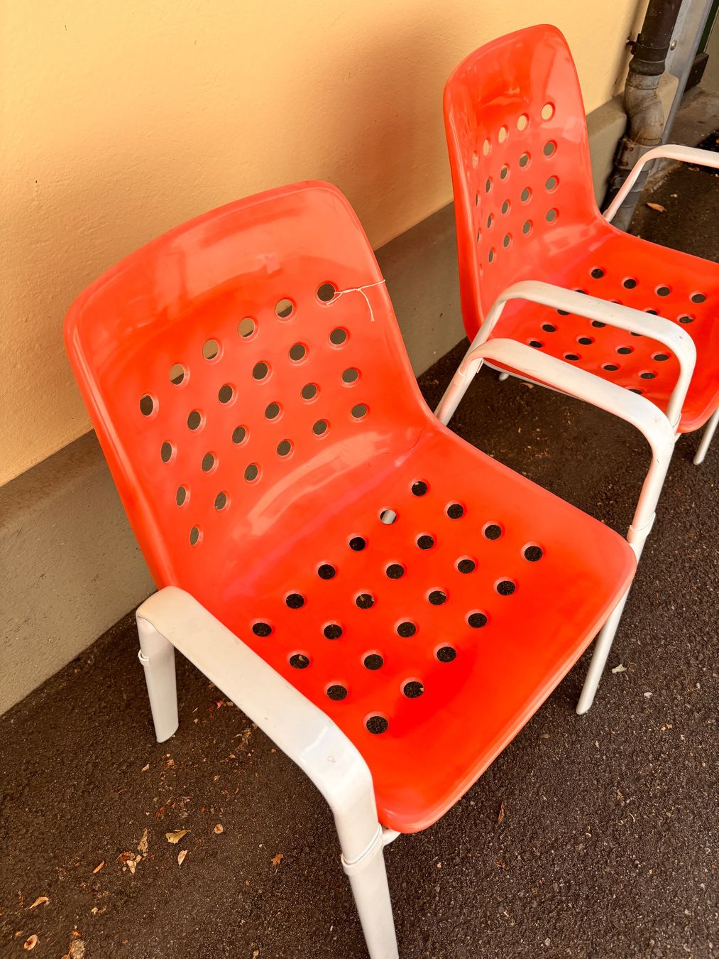 Sedie: 2 OWI Gartenstühle orange – Usato da Bern venduto da winkelbern 1