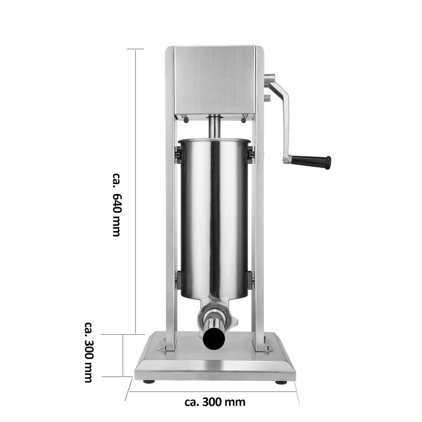 Elettrodomestici da cucina: Profi Wurstfüllmaschine Edelstahl 5L – Nuovo e nell'imballaggio originale da Bottighofen venduto da zaap 8