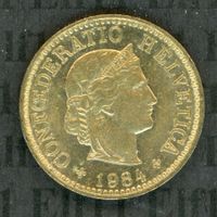 CHF___0.05 1984 vz 5 Rappen