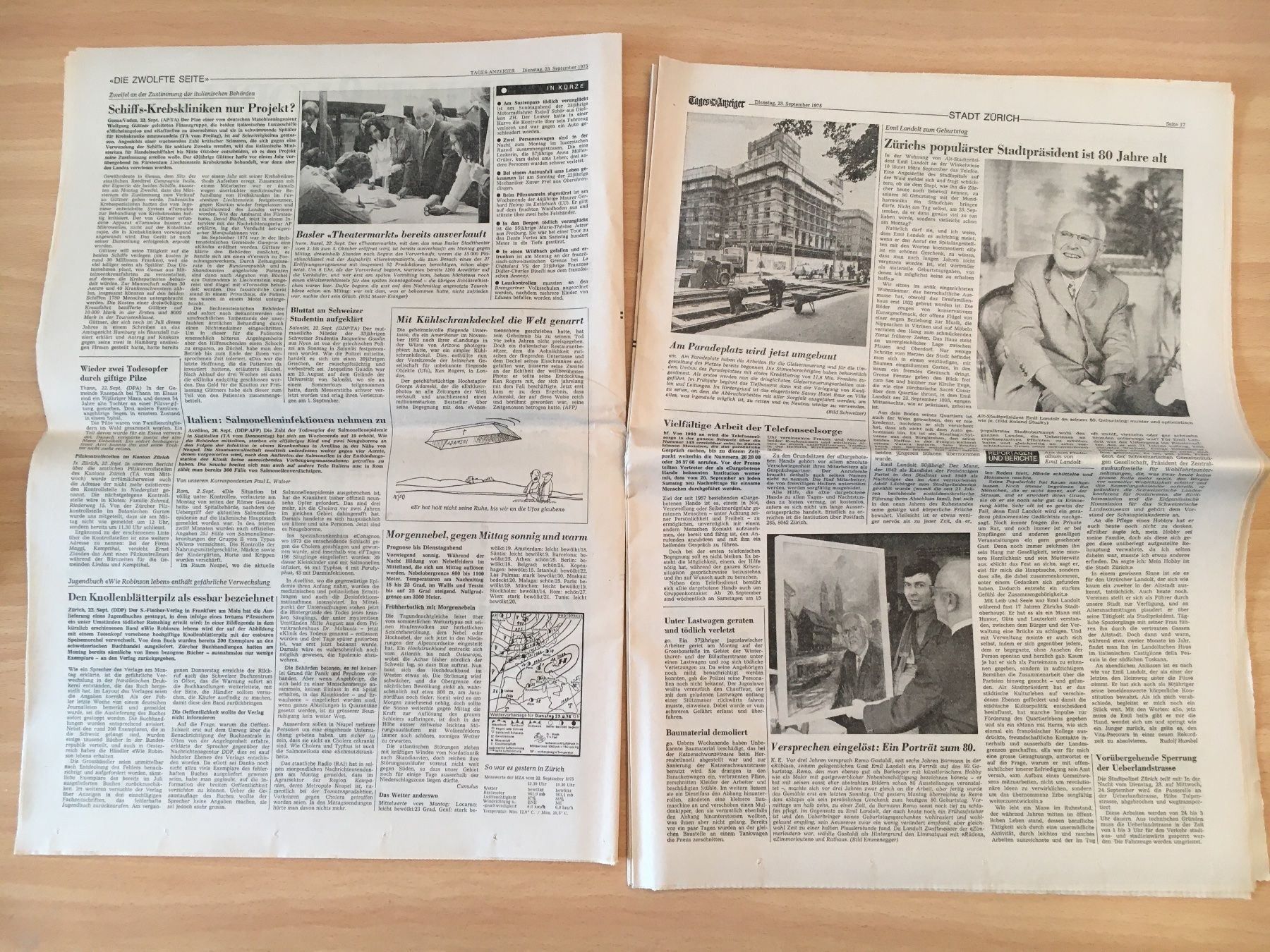 Zeitschriften & Magazine: Tagesanzeiger vom 23. September 1975 – Gebraucht aus Luzern von Jiggy_8898 4