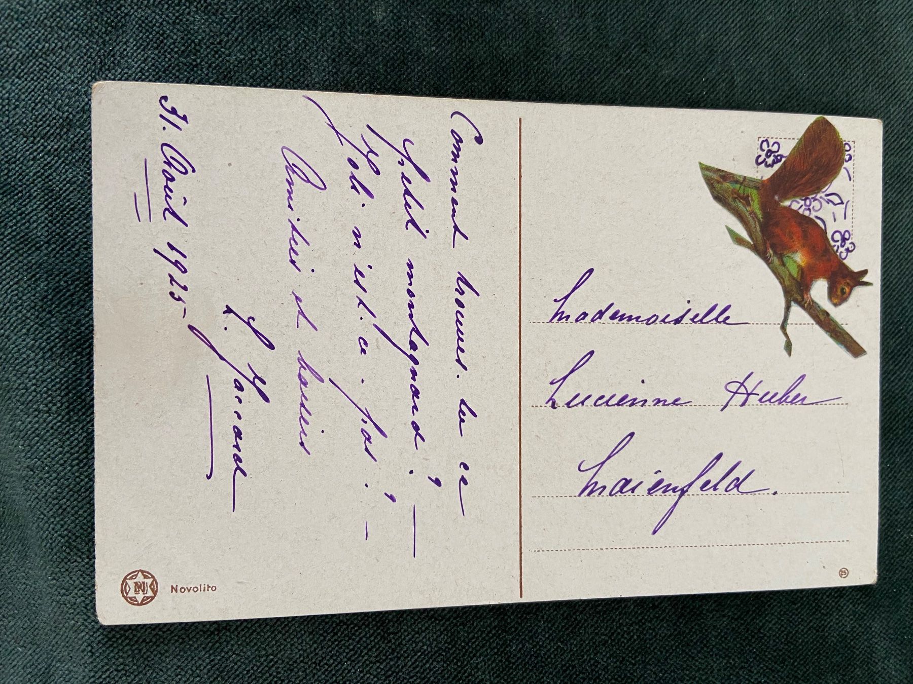 Ansichtskarten: AK Junge Blumen Kind  Motivkarte – Gebraucht aus Luzern von waterfront1 2