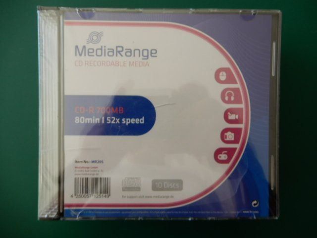 CD & DVD vergini: MediaRange CD-R 700MB / 52x – Usato da Rapperswil SG venduto da Seppi77
