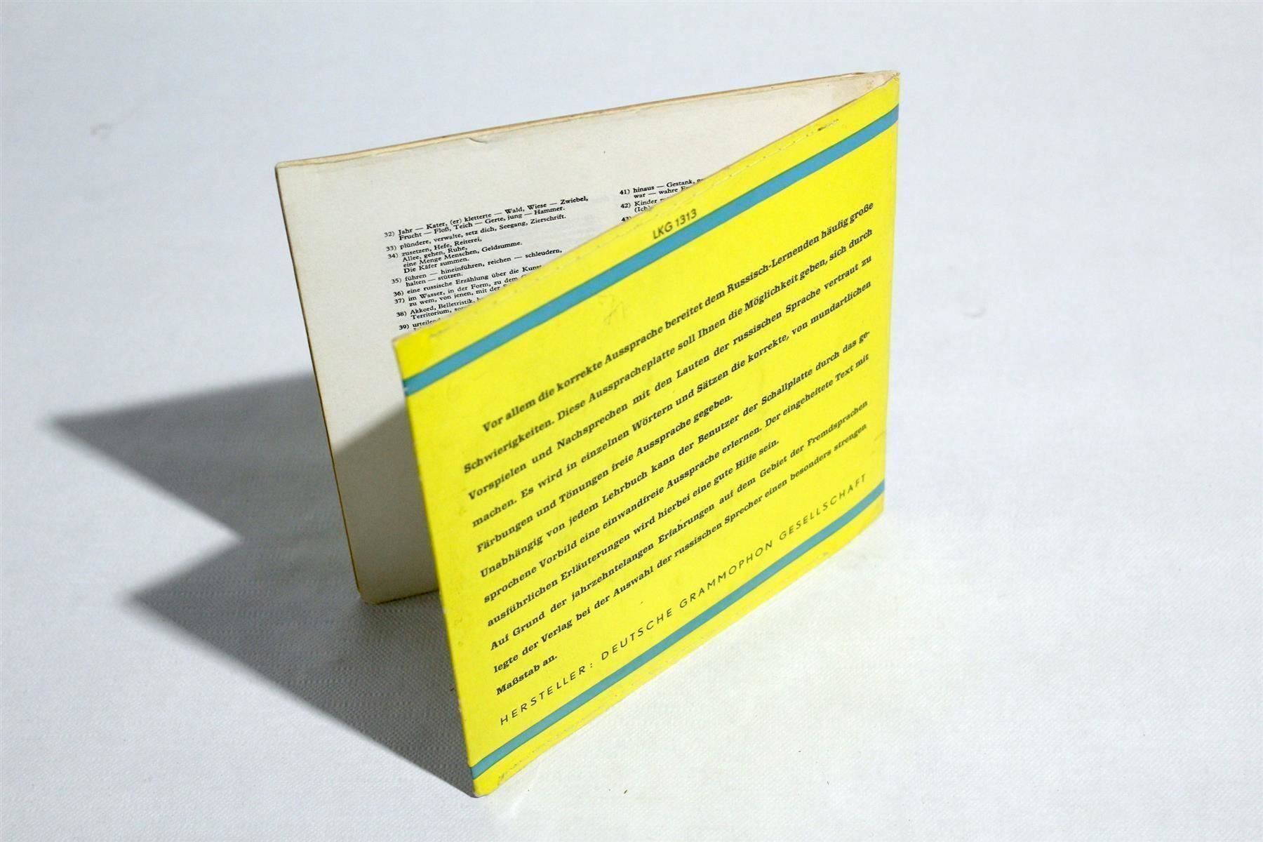 Libri: RUSSISCHE AUSSPRACHE: Die Laute Des... – Usato da Bern venduto da vinyl-heaven 6
