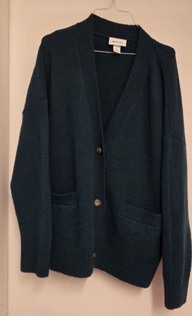 Monki Strickjacke, dunkelgruen, Gr. S