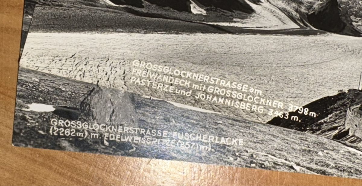 Cartoline postali: AK von Grossglockner – Usato da Rümlang venduto da Kartenpost1 1
