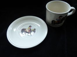 1 Englische Tasse mit Unterteller