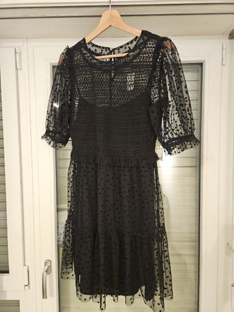 GAP Kleid Schwarz Pünktli Grösse M Sommerkleid mit Etikett