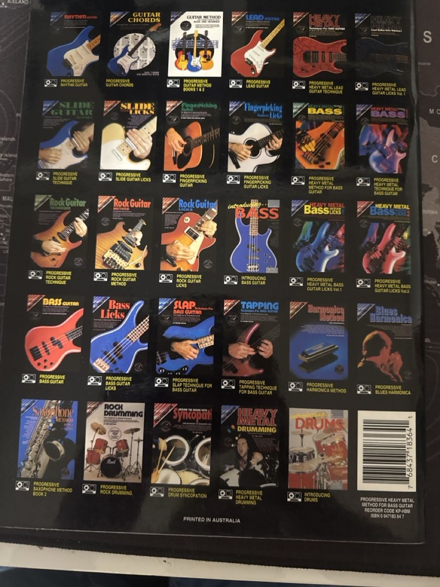 Bücher: Progressive Heavy Metal Bass Method Book + CD  – Gebraucht aus Pfaffhausen von mavital 1