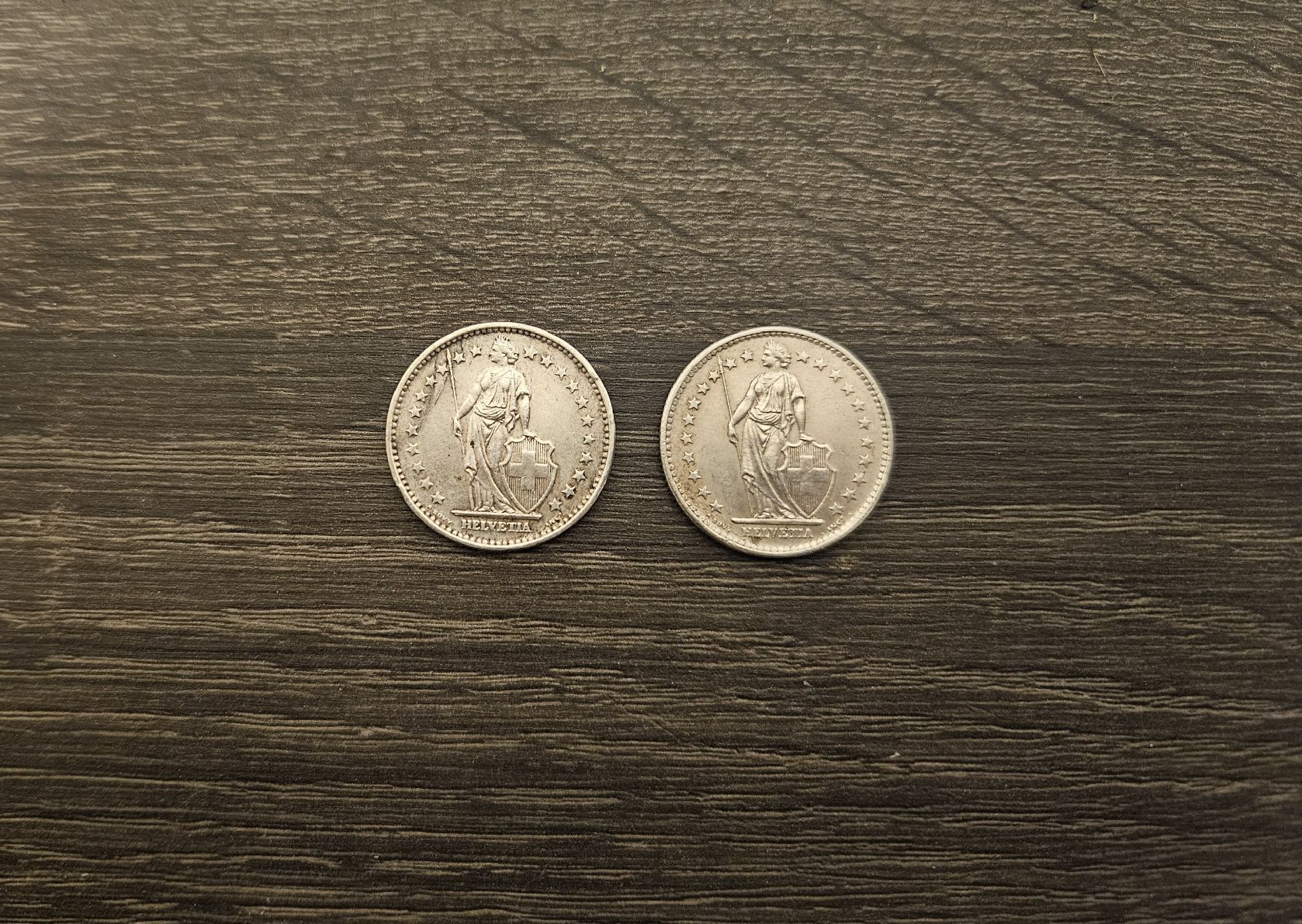 Tutti le monete: 2 pièces 2 Fr. 1965 Helvetia – Usato da Monthey venduto da pas_w5hf 1