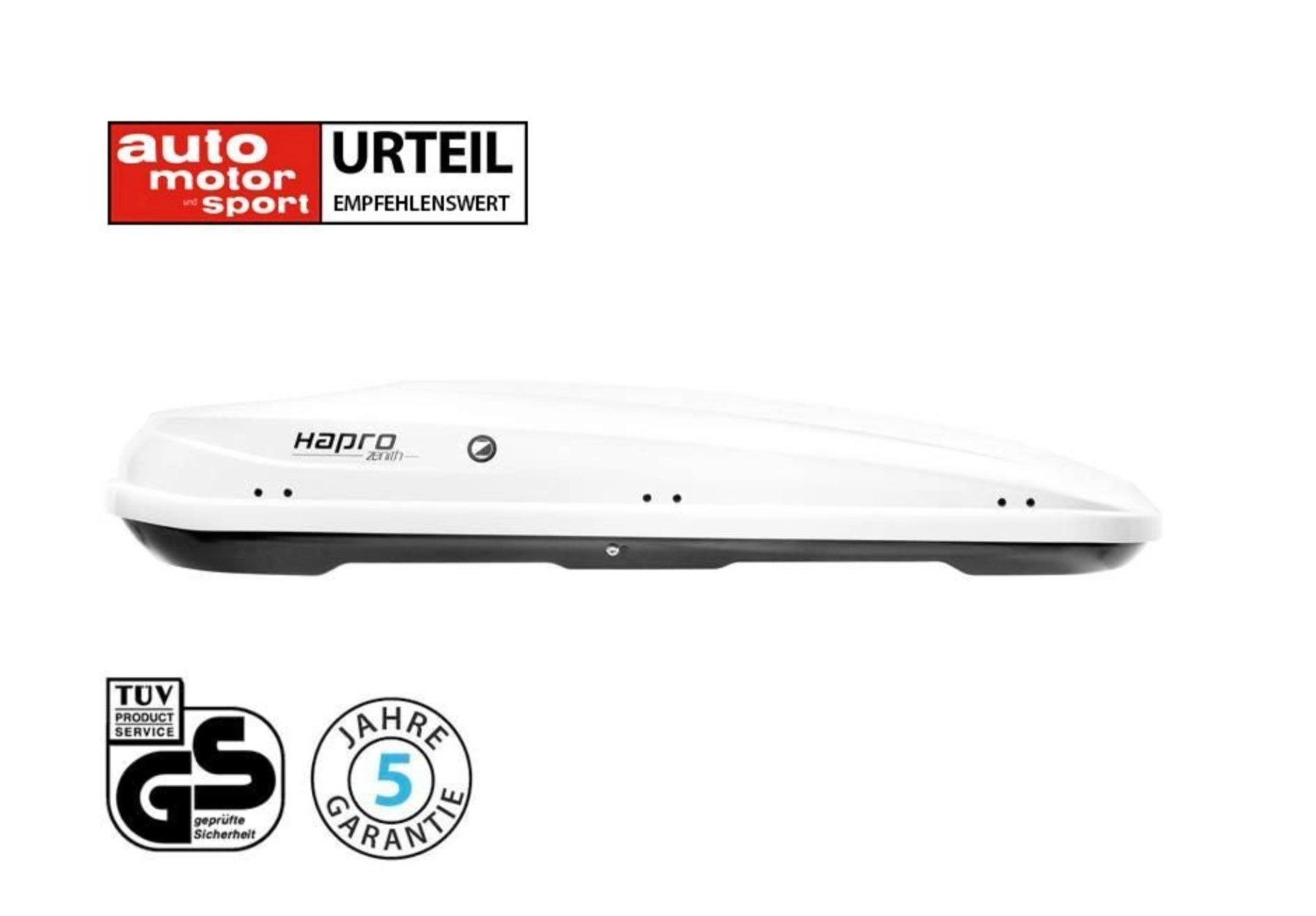 Box da tetto: Dachbox: HAPRO Zenith 8.6-PureWhite – Usato da Wädenswil venduto da iva_p9pv