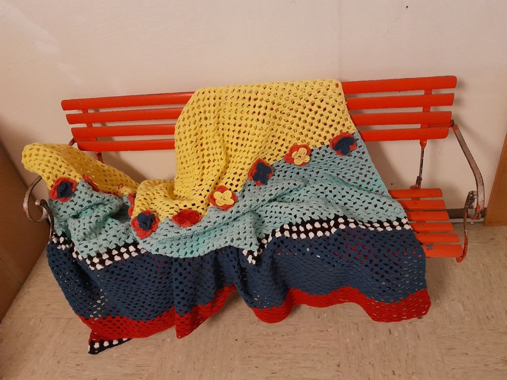 Spezielle Decke/Plaid/Überwurf im Boho-Style. (Gebraucht) in Solothurn ...
