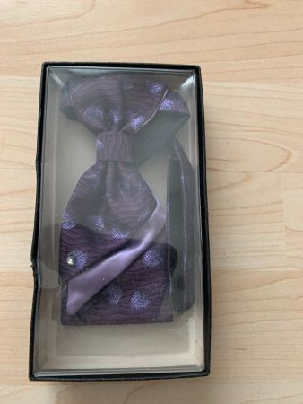 Kurze Krawatte Plastron (1), einmal getragen, neuwertig OVP