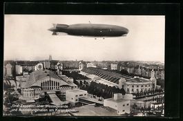 Berlin, Graf Zeppelin über Messegeländ