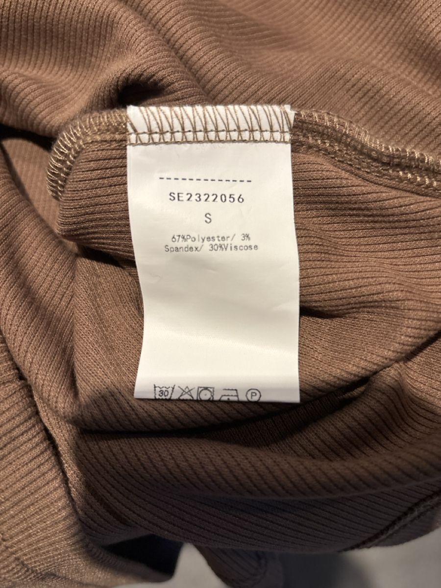 Vestiti: Sommerkleid Braunes Rippstrickkleid Grösse – Usato da Rorschacherberg venduto da Kpas 2