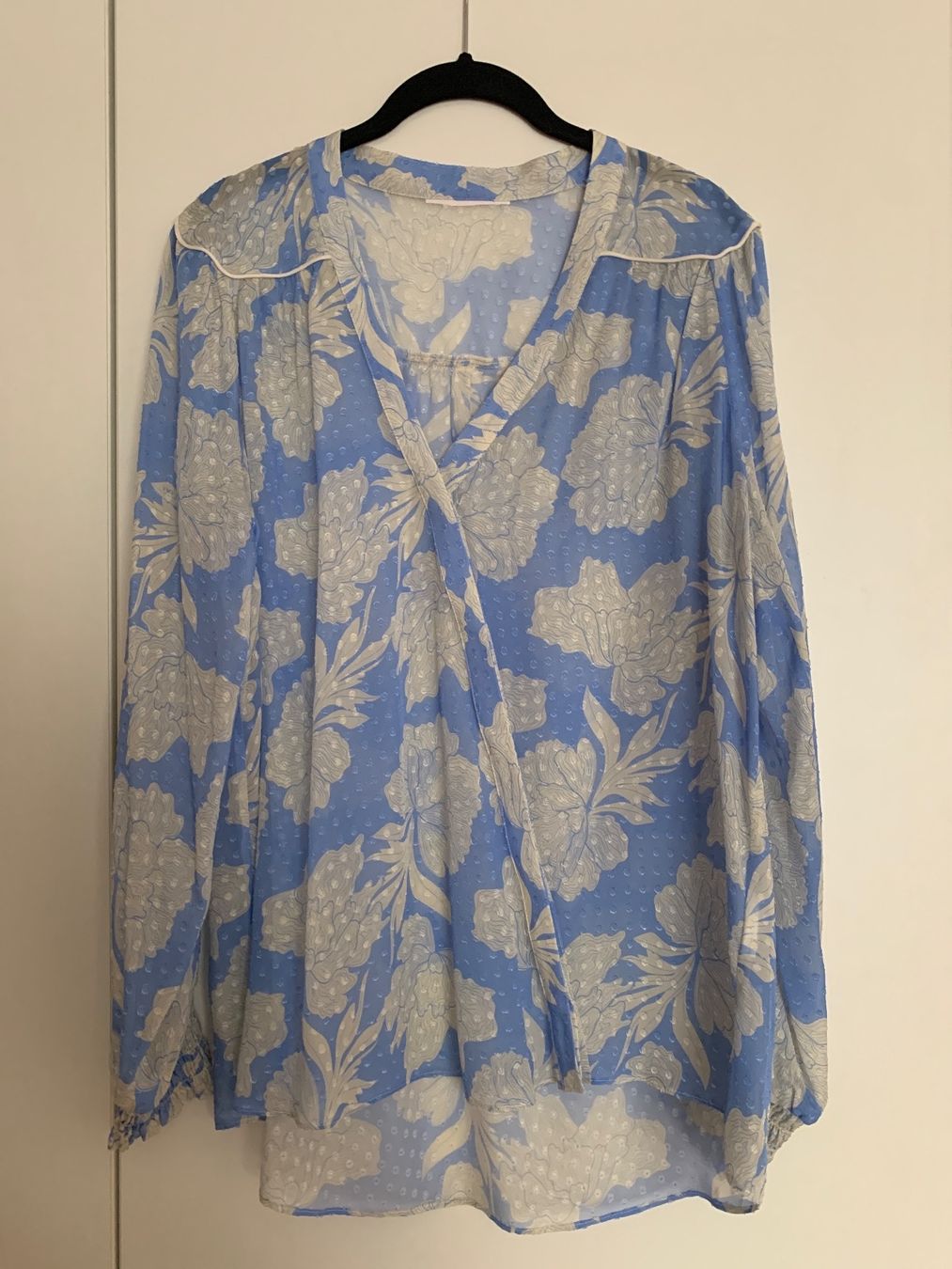 Camicette: IVi Collection - transparente Seidenbluse – Nuovo (secondo la descrizione) da Geuensee venduto da Gagisi