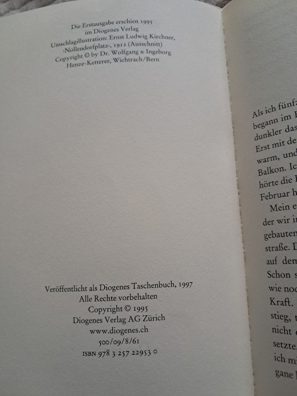 Libri: Der Vorleser v. Bernhard Schlink – Usato da Winterthur venduto da fabelwin 2