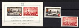 1942 Bundesfeier Block B19 plus Ausschnitte B17 und B18 **