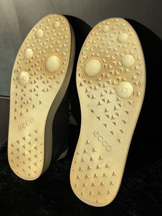 Ecco Scarpe da uomo: Herren Leder Sneakers Ecco Denmark blau, Grösse 43 – Usato da Ennetbaden venduto da miboo 6