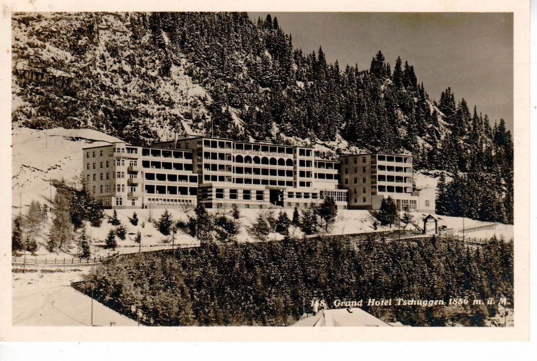 Cartoline postali: Grand Hotel Tschuggen  1932 – Usato da Wolhusen venduto da Curver9