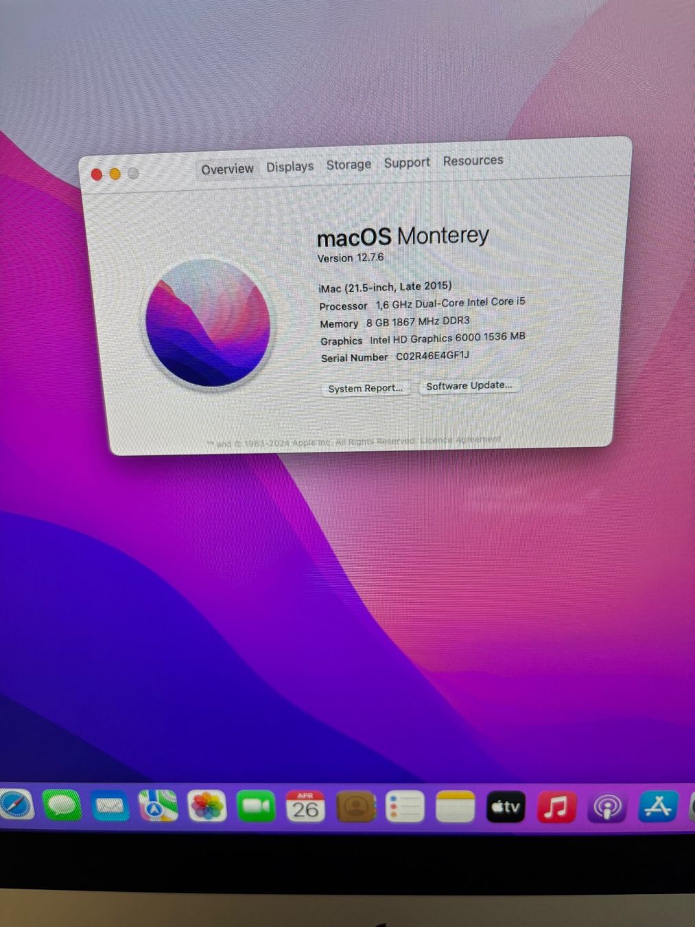 Apple PC: iMac 21.5-inch, 1.6 GHz Dual-Core Intel Core i5 – Usato da Horgen venduto da gle_7h2h 2