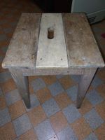 Vinitage Holztabourettli ( Holzhocker Shabby Chik)