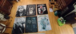 Textil Poster Sammlung Rock, Grunge  Metal